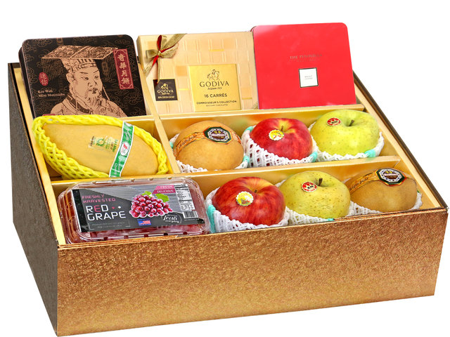 Fruit Basket - Mid Autumn Panorama Fruits Gift Box M24 - 0DP0710D5 Photo